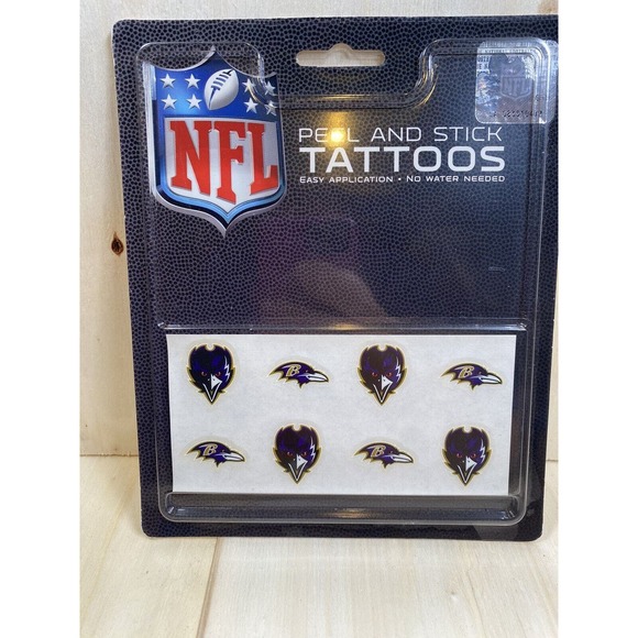 NFL Football Face Temporary Tattoo Pick your team! Peel and Stick NFL brand‎ - Picture 8 of 11